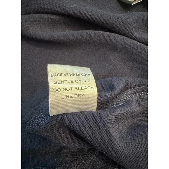 Hawthorne Snap Cardigan Navy 3/4 sleeve XS - Picture 4 of 4